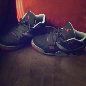 Boys Black and Red Jordan’s.